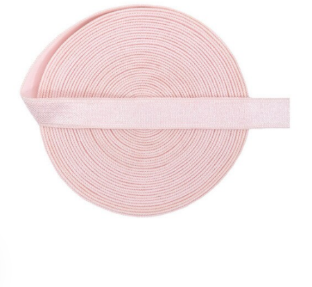 Резинка пудрово-розового цвета, ширина 10 мм (90 см)