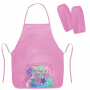 Фартук с нарукавниками для уроков труда ПИФАГОР, 1 карман, 44x55 см, "Radiant stars", 270924 - Аксессуары для рисования