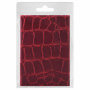 Обложка для паспорта натуральная кожа Croc, "PASSPORT", красная, BRAUBERG, 237180 - Обложки для паспорта