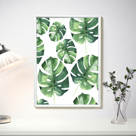 Рамка 21х30 см белая, пластик, багет 8 мм, BRAUBERG "Slim", плотный задник с ножкой, акриловый экран, 391314 - Рамки для дипломов, сертификатов, грамот, фотографий