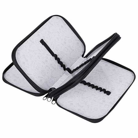 Пенал ПИФАГОР, 3 отделения, ламинированный картон, 19х11 см, "Goal", 271547 - Пеналы каркасные