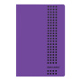 Тетрадь А4, 40 листов, BRAUBERG "Metropolis", скоба, клетка, обложка пластик, ФИОЛЕТОВЫЙ, 403402 - Тетради формата А4