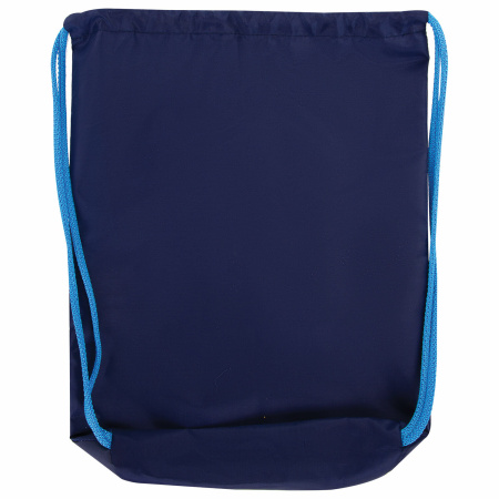 Мешок для обуви ЮНЛАНДИЯ, карман на молнии, 33х42 см, "Blue Car", 270407 - Мешки для обуви