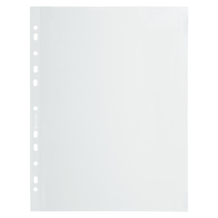 Папка-файл перфорированная плотная А4 BRAUBERG "ГЛЯНЦЕВАЯ EXTRA 600" , ПЛОТНОСТЬ 60 мкм, 1 шт, 229665