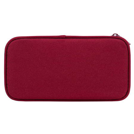 Пенал-косметичка BRAUBERG, 1 отделение, органайзер, полиэстер, 22x11,5x6 см, винный, 270845 - Пеналы мягкие