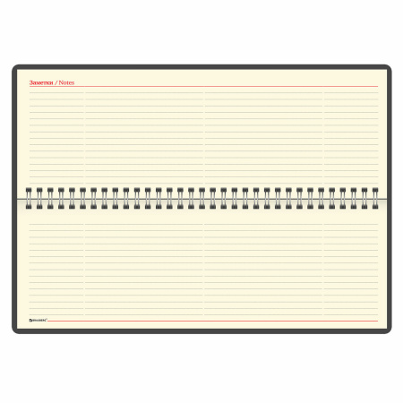 Планинг настольный недатированный (305x140 мм) BRAUBERG "Imperial", кожзам, 60 л., синий, 11169, 111694 - Планинги