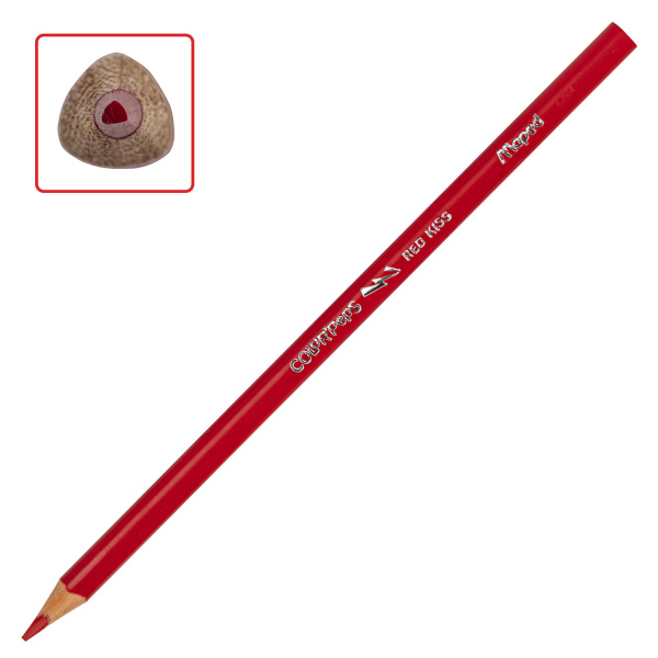 Карандаши цветные MAPED "COLOR PEP'S Strong", набор 24 цвета, грифель 3,2 мм, пластиковый корпус, 862724 - Карандаши цветные