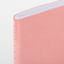 Тетрадь-скетчбук 60 л. обложка кожзам под замшу, сшивка, B5 (179х250мм), 70 г/м2, РОЗОВЫЙ, BRAUBERG CAPRISE, 403863 - Тетради более 60 листов
