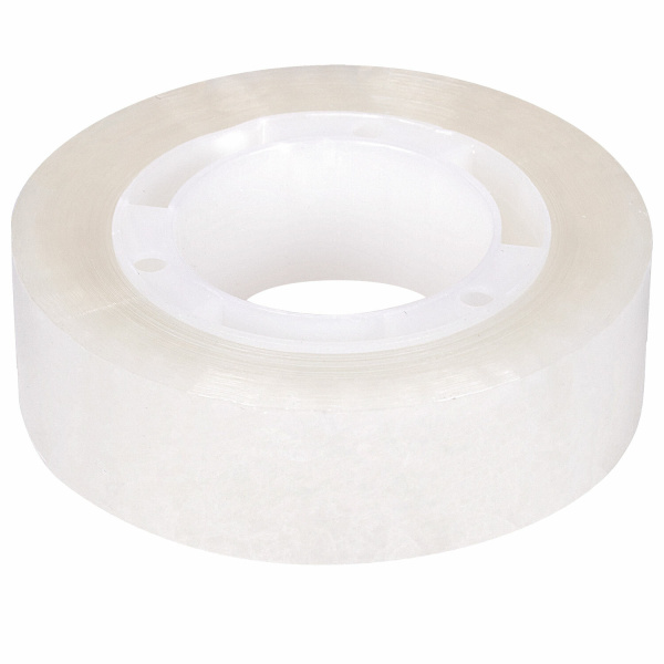 Клейкие ленты 12 мм х 33 м канцелярские STAFF CLASSIC, КОМПЛЕКТ 12 шт., прозрачные, 271259 - Клейкие ленты канцелярские