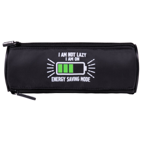 Пенал BRAUBERG, 3 отделения, нейлон, 21х7х7 см, "Battery", 270843 - Пеналы мягкие