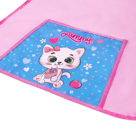 Фартук с нарукавниками для уроков труда ПИФАГОР, 1 карман, 44x55 см, "Yummy Cupcake", 271646 - Аксессуары для рисования