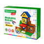Магнитный конструктор MAGNETIC BUILD BLOCKS-39 "Построй дом", 39 деталей, BRAUBERG KIDS, 663849 - Магнитный конструктор