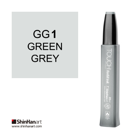 Чернила спиртовые ShinHan TOUCH для маркеров 20мл GG1 Зелено-серый