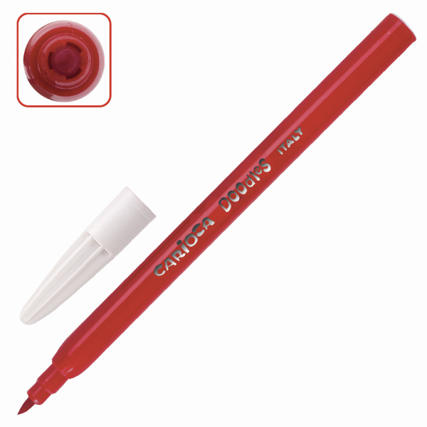 Фломастеры CARIOCA (Италия) "Doodles", 24 цвета, суперсмываемые, 42315 - Фломастеры классические