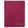 Дневник 1-11 класс 48 л., кожзам (твердая с поролоном), фольга, BRAUBERG "SPARKLE", розовый, 105463 - Дневники универсальные