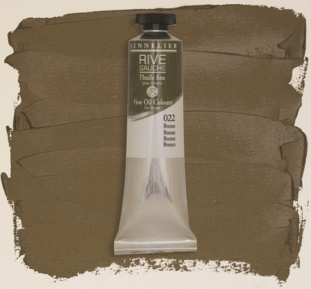 Краска масляная «Rive Gauche» Sennelier, бронза, цв.№022, туба 40 мл