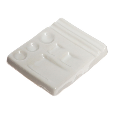 Палитра фарфоровая "Держатели кистей" 8,5 х 9,5 см