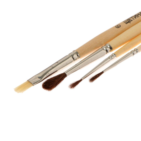 Набор кистей из разного типа волоса № 9 "Цветик" - Кисти художественные в наборах