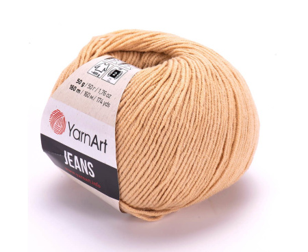 Пряжа YarnArt Jeans № 07 (бежевый)