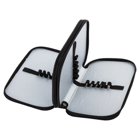 Пенал ЮНЛАНДИЯ, 2 отделения, ламинированный картон, конгрев, 19х11 см, "Red Car", 270176 - Пеналы каркасные