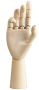 Модель "рука", 30 см, мужская правая - Манекены