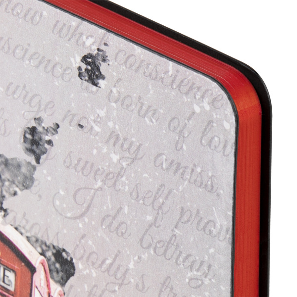 Ежедневник недатированный А5 (138х213 мм), BRAUBERG VISTA, под кожу, гибкий, 136 л., "Good old England", 112010 - Ежедневники с покрытием "под кожу и ткань"