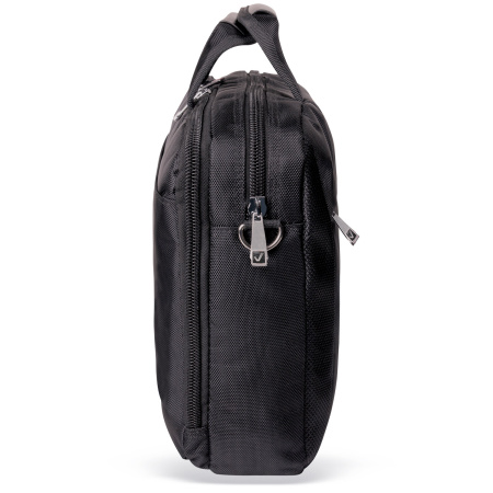 Сумка-портфель BRAUBERG с отделением для ноутбука 15-16", "Control 2", 2 отделения, черная, 41х32х10 см, 240397 - Сумки деловые с отделением для ноутбука и планшета