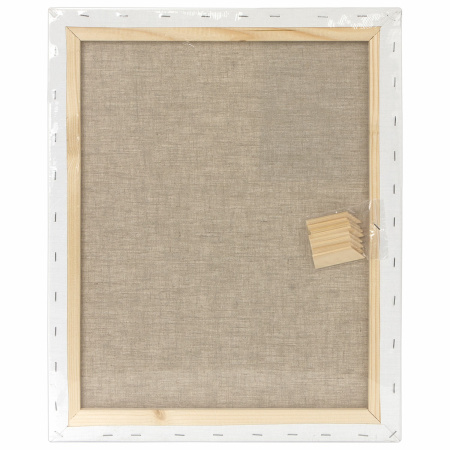 Холст на подрамнике BRAUBERG ART PREMIERE, 40х50см, грунтованный, 100% лен, среднее зерно, 190640 - Холсты