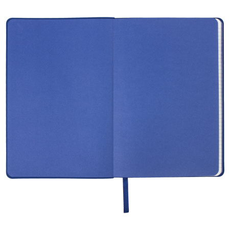 Блокнот А5 (148x218 мм), BRAUBERG "Metropolis Mix", под кожу, 80 л., клетка, голубой, 111040 - Бизнес-блокноты и бизнес-тетради