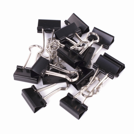 Набор BRAUBERG, зажимы 19 мм/15 шт., скрепки 28 мм/145 шт. и 50 мм/50 шт., резинки 40 шт., 223515 - Наборы канцелярских мелочей