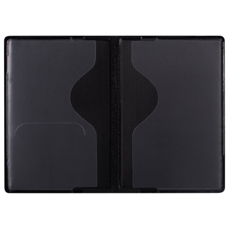 Обложка для паспорта STAFF, полиуретан под кожу, "ГЕРБ", коричневая, 237604 - Обложки для паспорта