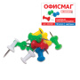 Силовые кнопки-гвоздики ОФИСМАГ, цветные, 50 шт., в картонной коробке., 222092 - Кнопки канцелярские Силовые кнопки-гвоздики ОФИСМАГ, цветные, 50 шт., в картонной коробке., 222092 - Кнопки канцелярские