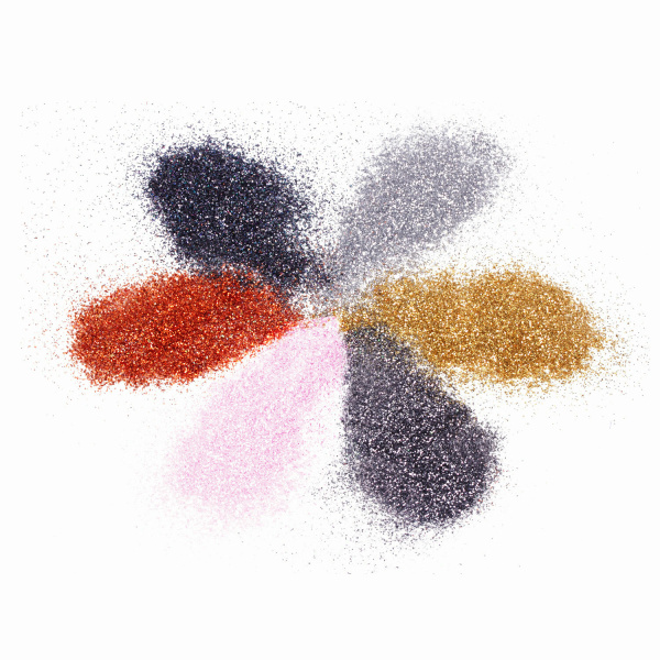 Блестки (глиттер) для декора, поделок, DIY, творчества, оформления, ОСТРОВ СОКРОВИЩ, МЕТАЛЛИК, диспенсер с дозатором, 6 цв по 10 г, 662224 - Блестки для декора