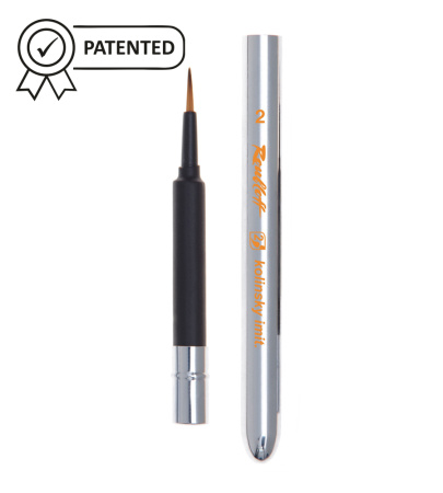 Кисть Roubloff складная синтетика имитация колонка круглая №2 серия PS1VT