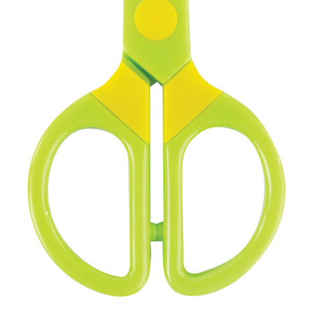 Ножницы ЮНЛАНДИЯ "МУЛЬТЯШКИ", 125 мм, с безопасными пластиковыми лезвиями, ассорти, 236983 - Ножницы детские