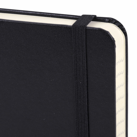 Блокнот МАЛЫЙ ФОРМАТ (93х142 мм) А6, BRAUBERG ULTRA, балакрон, 80 г/м2, 96 л., линия, черный, 113056 - Бизнес-блокноты и бизнес-тетради