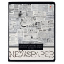 Тетрадь А5 48 л. АЛЬТ скоба, клетка, глянцевый лак, "Газета" (5 видов), 7-48-1146 - Тетради 40-48 листов