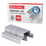 Скобы для степлера №10, 1000 штук, BRAUBERG, до 20 листов, 220949 - Скобы для степлеров