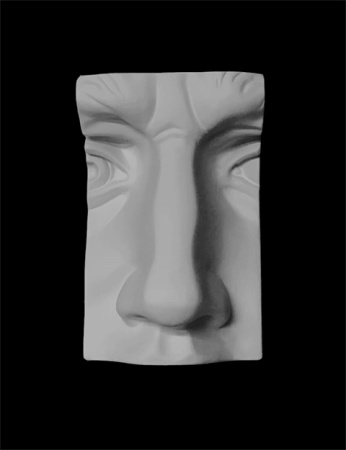 Нос Давида, гипс 15,5*11*28 (арт.20-201)