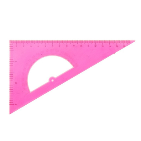 Треугольник пластиковый 30х16 см, "Neon Crystal", тонированный, прозрачный, неоновый, ассорти, ТК01 - Треугольники