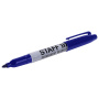 Маркер перманентный STAFF EVERYDAY PM-233, СИНИЙ, эргономичный корпус, круглый наконечник 2 мм, 151234 - Маркеры перманентные