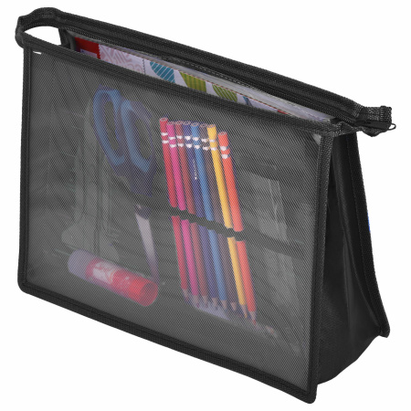 Папка для труда на молнии BRAUBERG А4, 2 отделения, органайзер, "Space exploration", 270979 - Папки для тетрадей и уроков труда