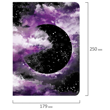 Тетради 60 л. в клетку обложка SoftTouch, НАБОР 2 шт., бежевая бумага 70 г/м2, сшивка, B5 (179х250 мм), COSMOS, BRAUBERG, 403821 - Тетради более 60 листов