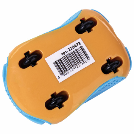 Точилка ЮНЛАНДИЯ "Гонки", с контейнером, пластиковая, корпус ассорти, 228473 - Точилки ручные