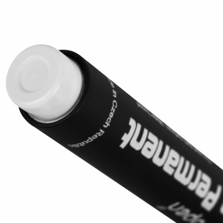 Маркер перманентный БЕЛЫЙ CENTROPEN, круглый наконечник, 2,5 мм, 8586, 5 8586 0100 - Маркеры перманентные