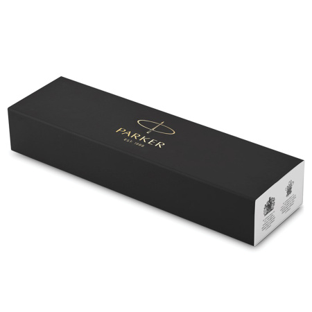 Ручка перьевая PARKER "Jotter Bond Street Black CT", черный, детали нержавеющая сталь, синяя, 2030947 - Ручки перьевые подарочные