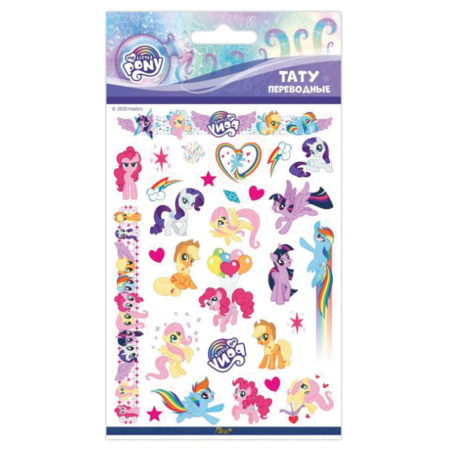 Наклейки-тату переводные АССОРТИ, ЦВЕТНЫЕ, 11х20 см, PRIORITY - Наклейки