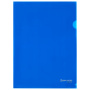 Папка-уголок А4, синяя, 0,10 мм, BRAUBERG EXTRA, 271699 - Папки-уголки пластиковые