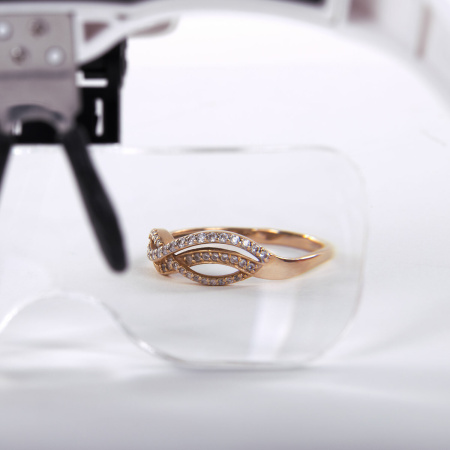 Лупа налобная с LED-ПОДСВЕТКОЙ, 5 сменных линз 95х33 мм, увеличение 1,0 - 3,5, BRAUBERG, 455929 - Лупы