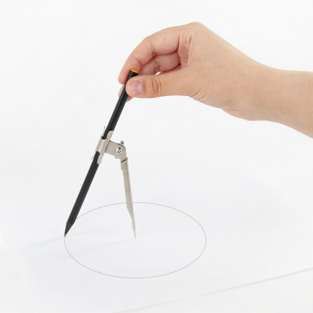 Циркуль ПИФАГОР металлический, "Козья ножка", без карандаша, 210600 - Циркули и готовальни